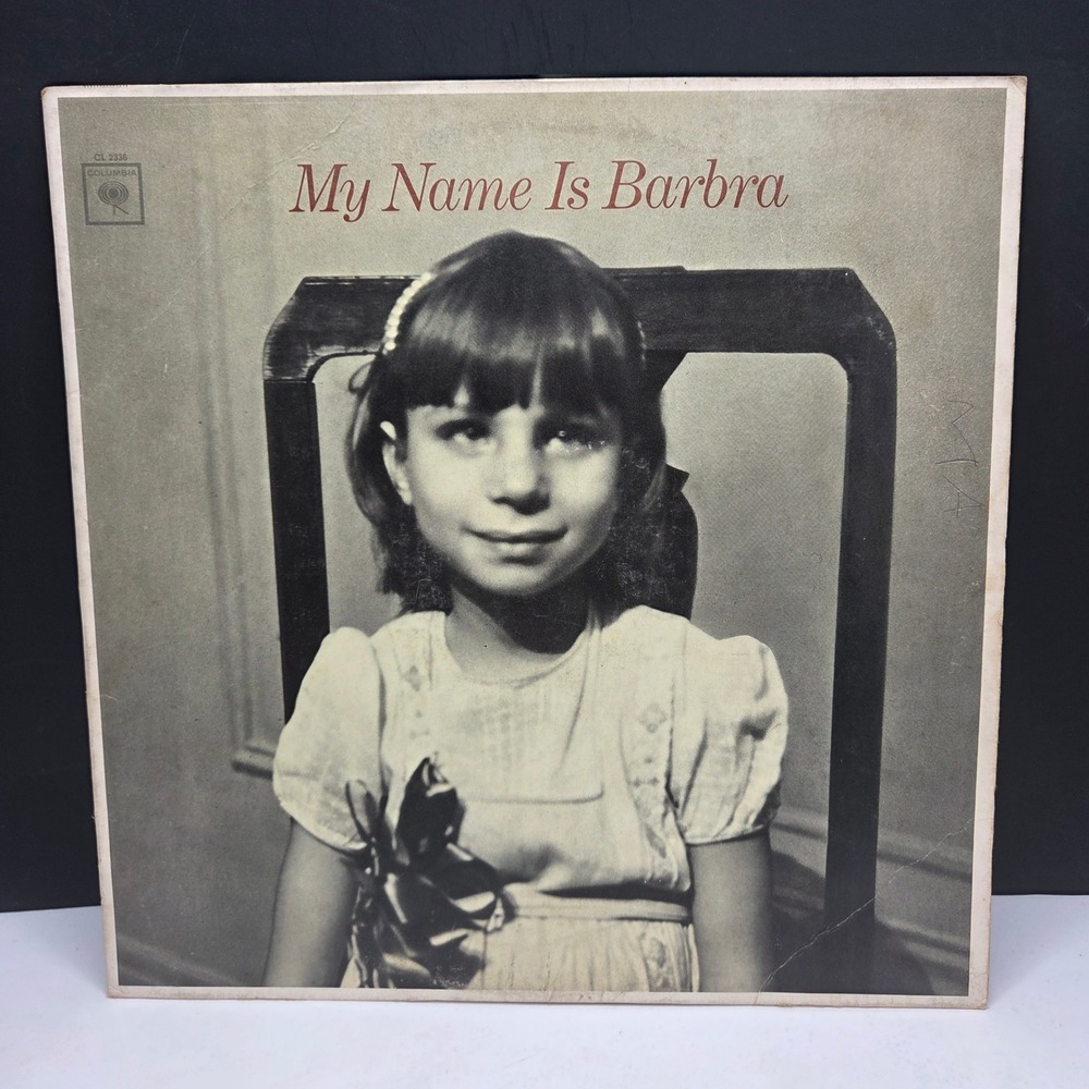 Barbra Streisand My Name Is Barbra Vinyl LP Record Columbia CL 2336 Mono Vintage